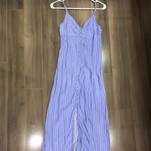 Blue Striped Dress